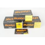 Mamiya Universal Press Film Holders, a model K back for 120 film gives 6x9, 6x6, 6x4.5cm formats, in