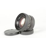 A Rollei HFT 50mm f/1.4 Planar Lens, QBM mount, serial no 5100493, barrel VG, elements VG, slight