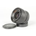 A Rollei HFT 35mm f/2.8 Distagon Lens, QBM mount, serial no 1811373, barrel VG, elements VG,