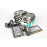4 x 5 Film Holders, 19 Fidelity Elite holders, two Lisco Regal, two Polaroid 545 holders and one 545