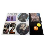 U2 LPs, six albums of Live and Interview releases including Picture Discs and Coloured Vinyl