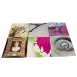 Progressive Rock LPs, seven original UK albums comprising Wishbone Ash - Same (Pink / Red labels -