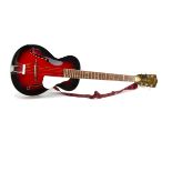 Framus Guitar, small Framus archtop cherry SB serial no: 47913 possible model no: 5/51 - with