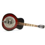 Resonator Guitar, Resonator Dobro style acoustic guitar set for slide, refurbished - possibly bought