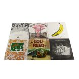 Velvet Underground / Lou Reed LPs, eight albums comprising Loaded, The Velvet Underground, White