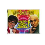 Austin Powers Quad Poster, Austin Powers The Spy Who Shagged Me (1999) - UK Quad Advance poster,