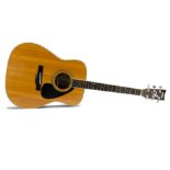 Acoustic Guitar, Yamaha acoustic guitar FG450 natural colour - very good condition in a quality