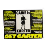 Get Carter Quad Poster, Get Carter (1971) - UK Quad "reviews style" poster with the same key text as