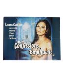 Confessions of Emmanuelle Poster, Starring Laura Gemser & with poster illustration by Chantrell,