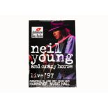 Neil Young Poster, Neil Young - Live 97 Tour Poster for the gig at Hanover Music Hall 10th June