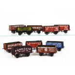 Fifteen Kit-built Finescale O Gauge 4-wheeled Private Owner Goods Wagons by Slater's, made up with