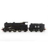 A K-Lines (Mansted Foundry) 0 Gauge 3-rail electric 4-6-0 Locomotive and Tender (ex-Geoffrey