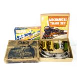 Boxed Mettoy and Brimtoy 0 Gauge clockwork Train Sets, Mettoy set no 5337 (with GWR-style 4-6-0 to