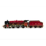 0 Gauge Finescale kit/scratch built LMS Stanier 'Jubilee' 5XP 4-6-0 Locomotive and Tender,