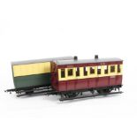 G Scale Isle of Man Railway 4-wheeled Coaching Stock by British Model Supply (Accucraft),