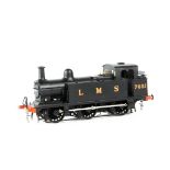 0 Gauge Finescale scratchbuilt LMS black ex-GER Class C72 0-6-0 tank engine, No 7021, Mashima 12v DC