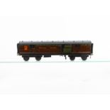 Bassett-Lowke Winteringham 0 Gauge LNWR 1930 LMS Post Office Mail TPO Coach, in maroon No 3251, G,