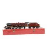 A Boxed Hornby O Gauge 20-volt Electric 'Princess Elizabeth' Locomotive and Tender, in substantially