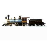 A Bachmann Spectrum G Gauge 1:20 3 Scale 81398 Denver Rio Grande 4-4-0 Centennial Locomotive, No