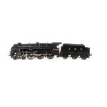 An 0 Gauge 3-rail electric LMS Rebuilt Scot Class 4-6-0 Locomotive and Tender, body and tender