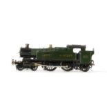 An 0 Gauge Leeds-based 3-rail electric GWR 'County Tank' Class 4-4-2 Tank Locomotive, appears