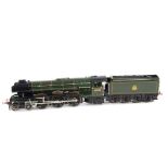 An ACE Trains 0 Gauge 2-rail or 3-rail electric E/6 Gresley A3 Class 4-6-2 Locomotive and Tender, in