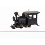 Bachmann Spectrum ON30 Gauge 25399 0-4-0 Porter Steam Locomotive, in plain black, in original box,