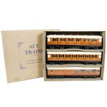 An ACE Trains 0 Gauge 2-rail or 3-rail electric LNER Gresley C/4 Three-Coach Set, in LNER tin-