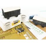 Made-up and Unfinished O Gauge Finescale Kit-built Wagons by Parkside Dundas Slater's and Others,