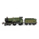 A Converted Hornby O Gauge ex-clockwork No 2 Special GWR 'County of Bedford' Locomotive and