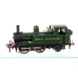 WJ Vintage 0 Gauge GWR unlined green Class 58XX 0-4-2 Tank Locomotive, No 5814, in original box,