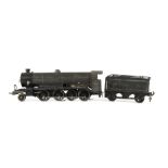 A Vintage 0 Gauge 3-rail electric GNR 2-8-0 Locomotive and Tender Project, possibly an original