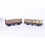 Kit-built Plastikard GWR 4-Wheeled Passenger Stock, Brake/Third Dia. T34 and Third Dia. S9, finely