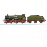 ACE Trains 0 Gauge E16 GWR green Bulldog 4-4-0 Locomotive and Tender, No 3349 'Lyonesse', with