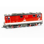 An LGB G Gauge 22962 Diesel Locomotive with sound, OBB red and white 2095 004-4, analogue with Horn,