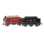 Two Bassett-Lowke O Gauge LMS 'Spare' Tenders, comprising Stanier-type curved-top tender in LMS