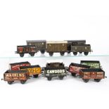 Leeds 0 Gauge Southern Railway and Private Owner Lithographed Wooden Freight Stock, SR vehicles