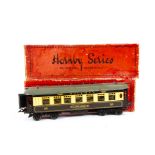 Boxed Hornby O Gauge 'Electrical Coach' (Metropolitan) and No 2 Special Pullman Car, the Met coach