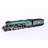 A kit-built brass Finescale 0 Gauge electric BR 4-6-2 A3 Pacific 'Persimmon' Locomotive and