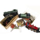 A Varied Collection of Meccano Parts OO Gauge Trains and Other Items, Meccano parts including home