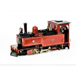 A Convertible Gauge O/1 live-steam radio-controlled Welshpool and Llanfair (ex-Sierra Leone) Hunslet