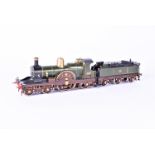 A kit-built nickel-silver Finescale 0 Gauge electric GWR 4-2-2 'Dean Single' Locomotive and