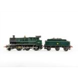 A (Believed-to-be) Bond's 0 Gauge 3-rail GWR 43xx Class 'Mogul' 2-6-0 Locomotive and Tender, a