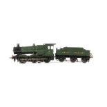 An 0 Gauge 3-rail electric GWR Collett 2205 Class 0-6-0 Locomotive and Tender, body and tender