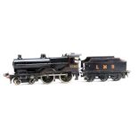 A Boxed Bassett-Lowke 0 Gauge clockwork 'compound' Locomotive and Tender 'Royal Scot' Train Pack