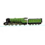 A (Believed-to-be) Leeds LMC 0 Gauge 3-rail electric LNER 'Flying Scotsman' Locomotive and Tender,