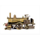 A Stevens's Model Dockyard Approx 2?" Gauge live-steam 4-2-2 Locomotive 'Boadicea', with cast