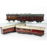 Midland Railway 0 Gauge Coaching Stock by Bing and Märklin, a Bing '1921-series' 1st Class coach