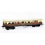 A Gauge 3 (2½in) Great Western Railway Collett 'Autocoach' by Garden Railway Specialists, to GWR