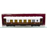 ACE Trains 0 Gauge C/26PM Metropolitan Pullman Car, 'Mayflower' in umber and white, in original box,